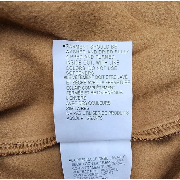 Under Armour Polartec Micro Fleece Full Zip Brown Jacket 1365682 Men's 2XL - Picture 8 of 9